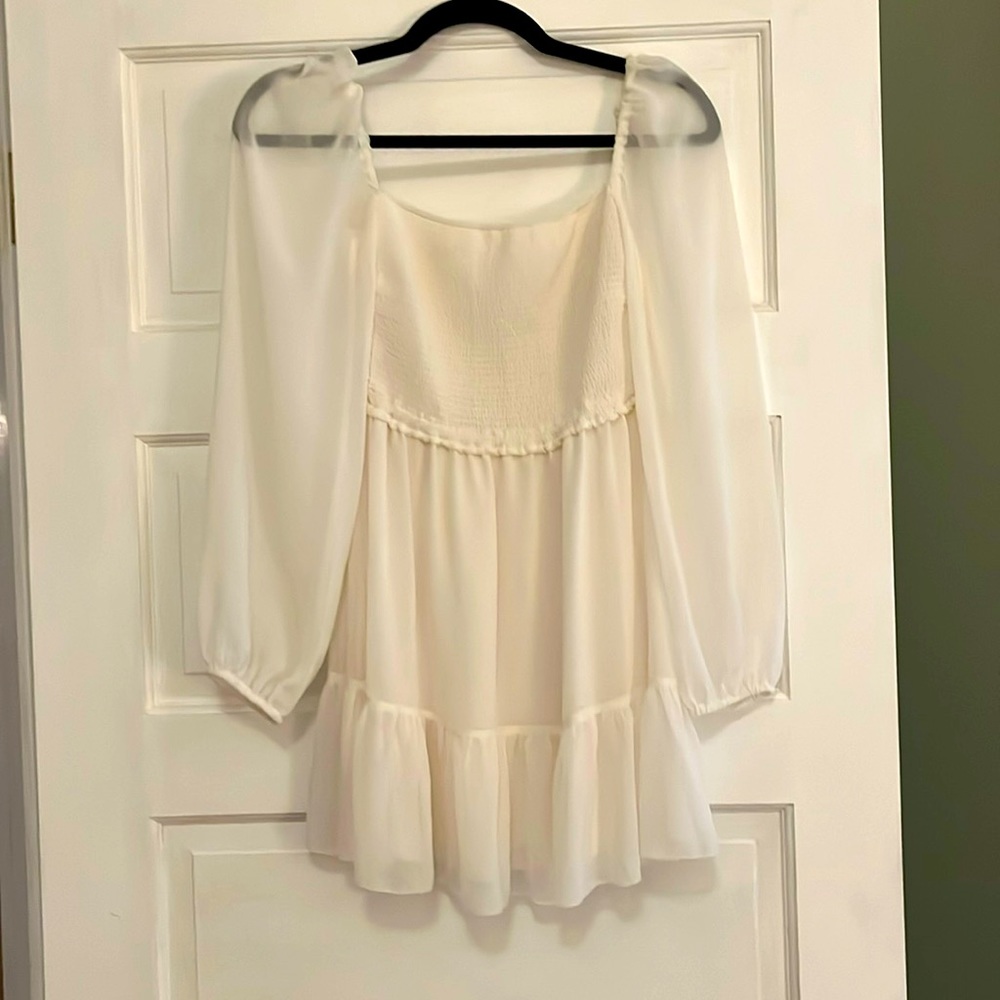 Wilfred babydoll dress in XS, perfect for engagement, wedding, or bachelorette!